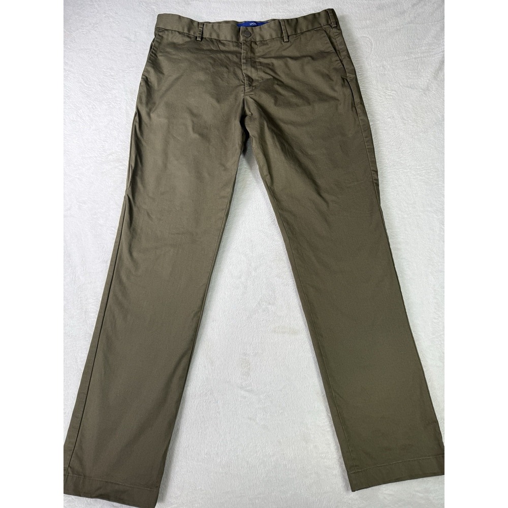Spoke Pants Mens 38 Tan Sharps Build B Chino Stretch Straight Leg 38x31